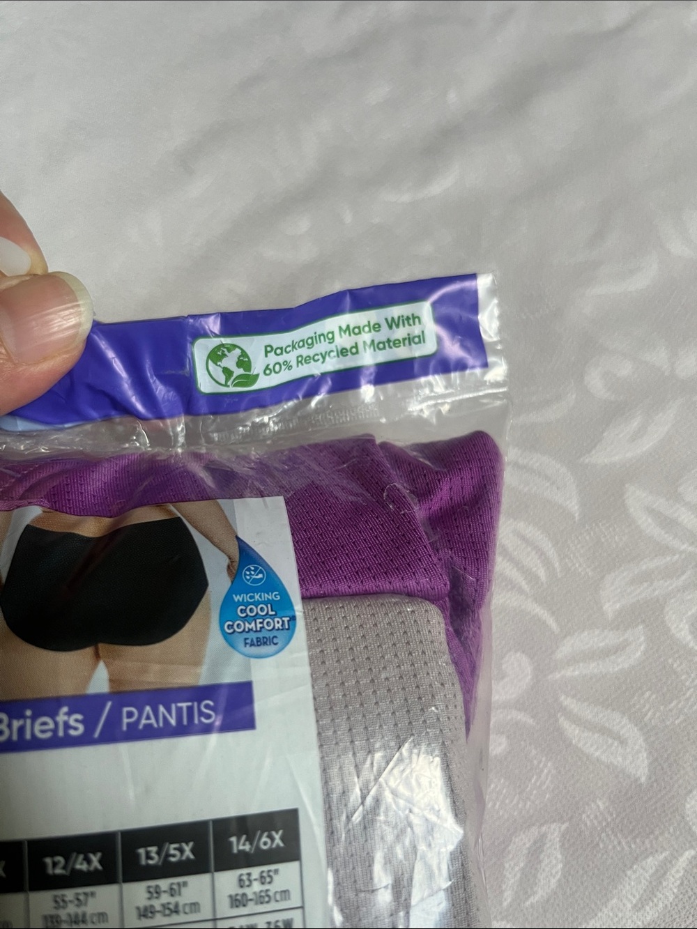 2/$25 NWT Hanes 5-Pack Mesh Tagless Briefs Multi Color Plus Size 11/3X - Picture 9 of 11